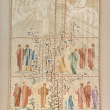 Sermon on the Mount hanging by Eliel and Loja Saarinen 