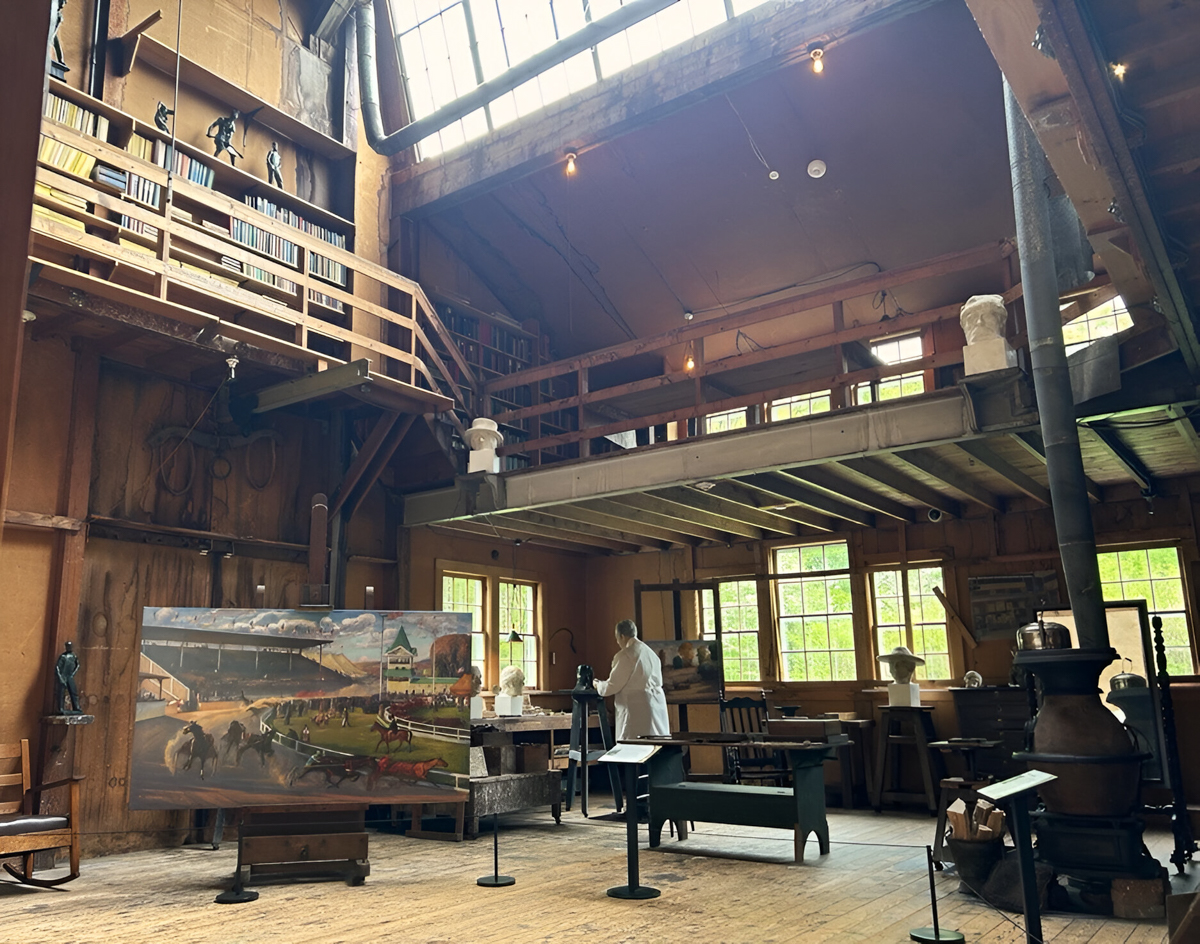 Weir-Young interior-Studio – Historic Artists' Home and Studios