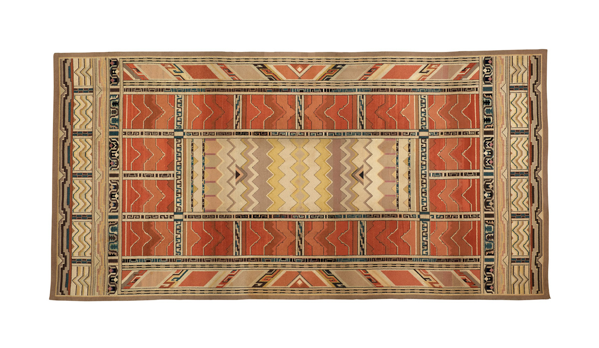 Rug for the Cranbrook Foundation office, designed by Maja Andersson